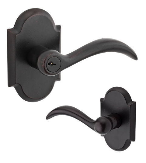 Arch Lever with Matching Rose, Baldwin ARC-RAR