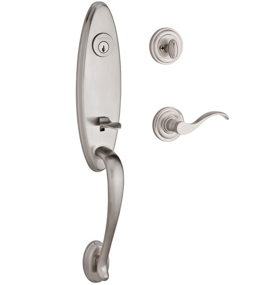 Doorware.com Chesapeake Front Door Entryset with Round Interior Trim, Baldwin CHE-TRR