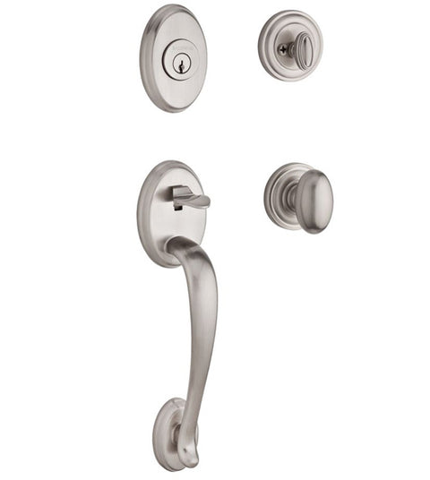 Columbus Handleset with Round Interior Trim, Baldwin COL-TRR