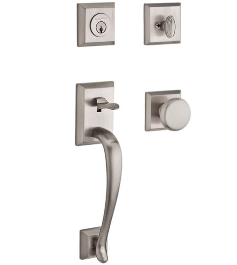 Napa Handleset with Matching Square Interior Trim, Baldwin NAP-TSR