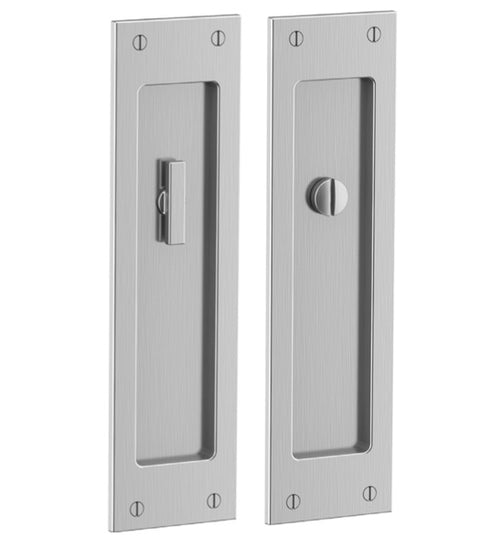 8.3 Inch Santa Monica Pocket Door Privacy Set, Baldwin PD005-PRIV