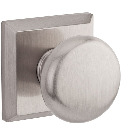 Round Knob with Square Rose, Baldwin ROU-TSR