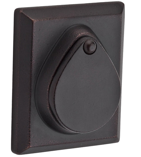 Rustic Square Deadbolt with Covered Cylinder, Baldwin RSD