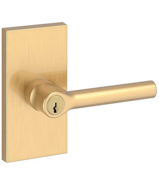 Tube Lever with Contemporary Rose, Baldwin TUB-CFR