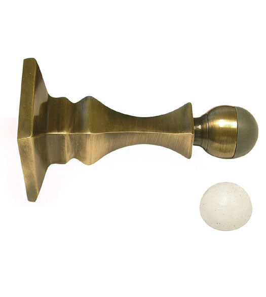 3-1/2 Decorative Baseboard Door Stop, Deltana BDH35