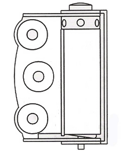 Doorware.com 2-3/4 Inch Half Surface Screen Door Spring Hinge, Pair, Bommer 2930