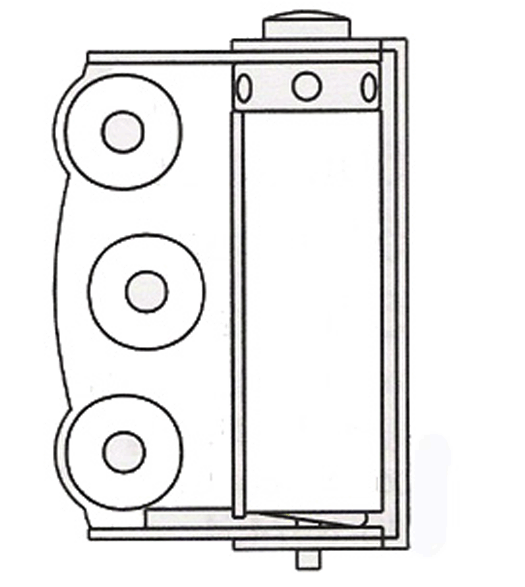 Doorware.com 2-3/4 Inch Half Surface Screen Door Spring Hinge, Pair, Bommer 2930