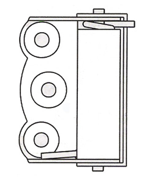 Doorware.com 2-3/4 Inch Half Surface Screen Door Spring Hinge, Pair, Bommer 2970