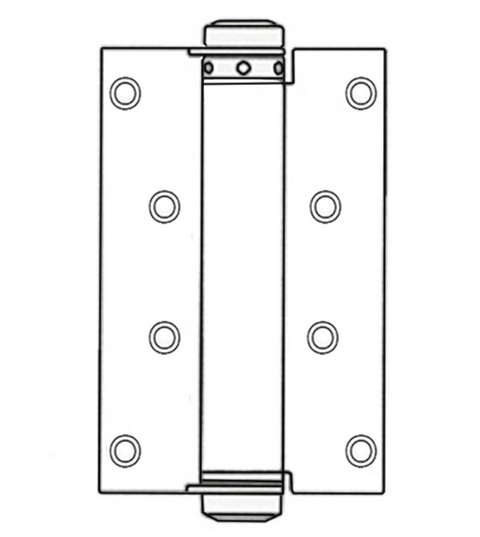 Doorware.com 3 Inch Single Acting Spring Hinge, Pair, Bommer 4010-3