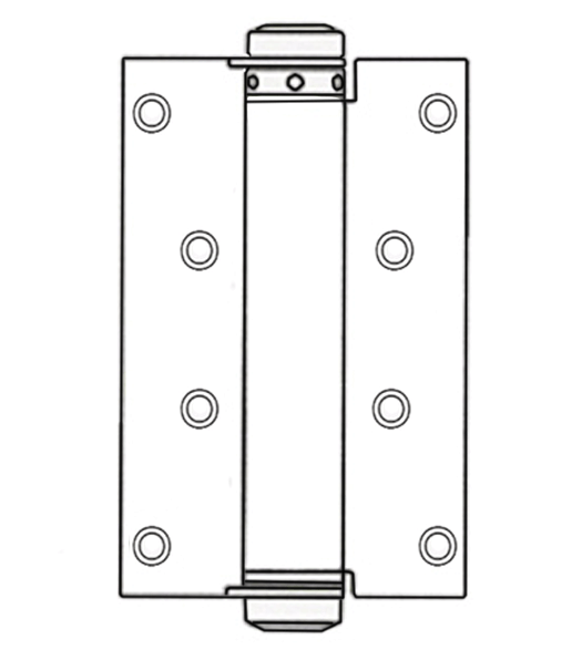Doorware.com 3 Inch Single Acting Spring Hinge, Pair, Bommer 4010-3