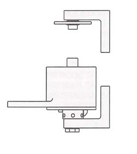 Doorware.com Satin Chrome Mortise Mount Brass Spring Door Pivot Hinge with Adjustable Tension, Bommer 7322