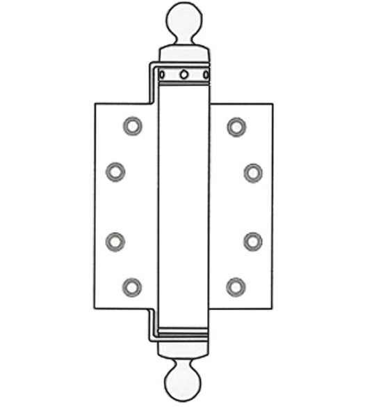Doorware.com 6 Inch Spring Hinge with Ball Tips, UL Fire Rated, Pair, Bommer CL4030-6