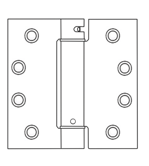 4 x 4 x Square Corners Spring Hinge, Pair, Bommer LB4310-400