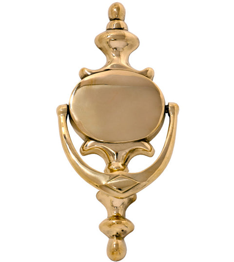 8 Inch Imperial Door Knocker, Brass Accents A03-K4002