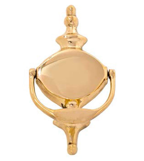 Churchill Solid Brass Knocker, Brass Accents A03-K4020