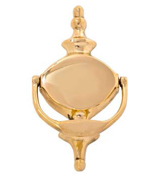 Churchill Solid Brass Knocker, Brass Accents A03-K4020