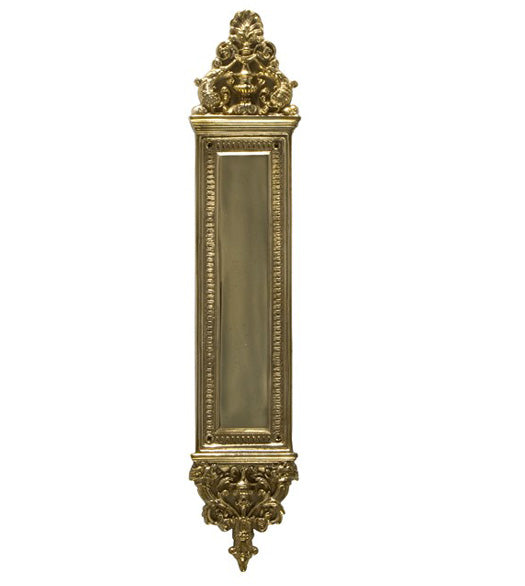 Apollo Solid Brass Push Plate, Brass Accents A04-P5230