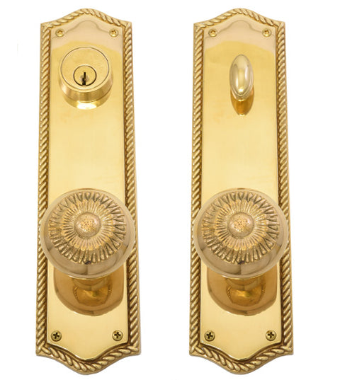 Doorware.com Trafalgar Entry Set, Brass Accents D06-K250