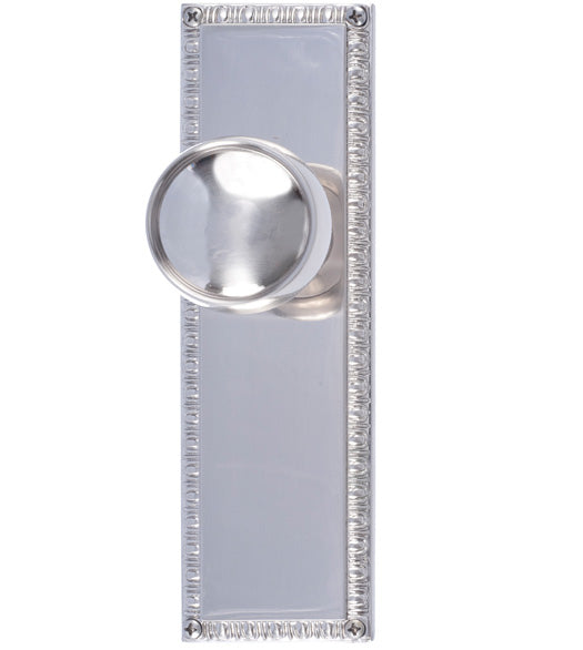Doorware.com Egg and Dart Latchset, Brass Accents D05-K568