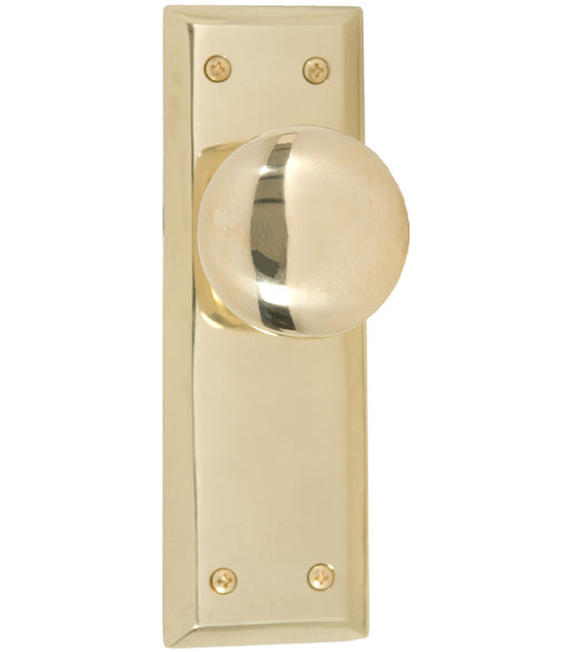 Doorware.com Traditional Netropol Knobset, Brass Accents D07-K539-NET