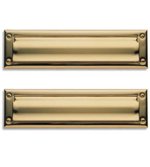 Doorware.com Brass Letter Box Plates, Baldwin 0014