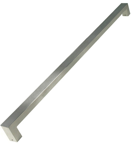 Rectangular 60 Inch Mitered Stainless Steel Pull