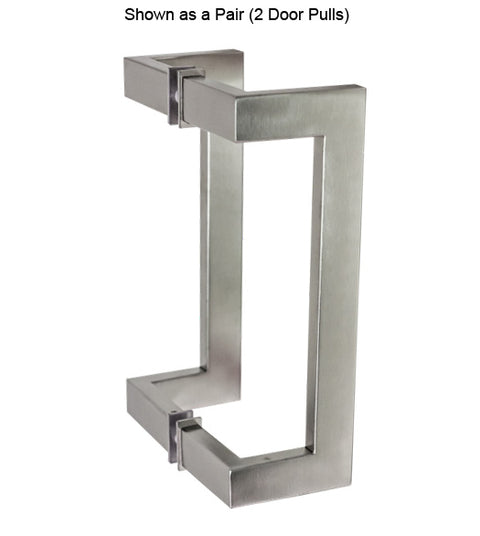 10 Inch Stainless Steel Rectangular Offset Pull