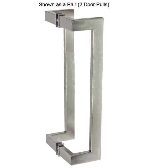 24 Inch Stainless Steel Rectangular Offset Pull