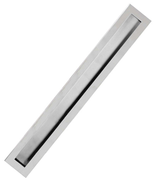 Modern 11-13/16 Inch Stainless Steel Flush Pull