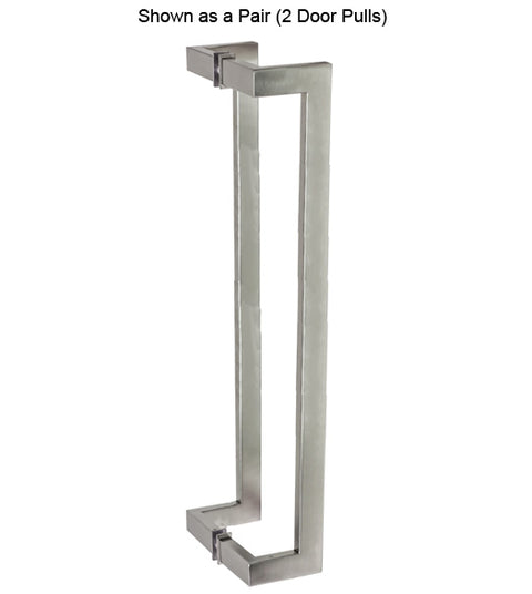 36 Inch Stainless Steel Rectangular Offset Pull