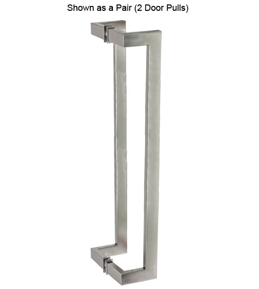 36 Inch Stainless Steel Rectangular Offset Pull