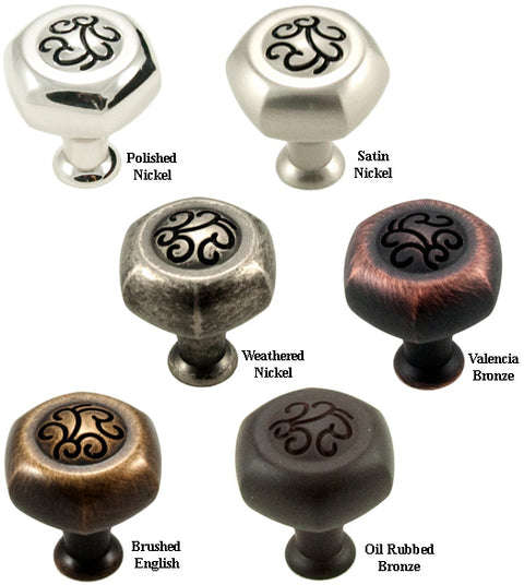 Swirl Design Palermo Cabinet Knob, RK International CK-115
