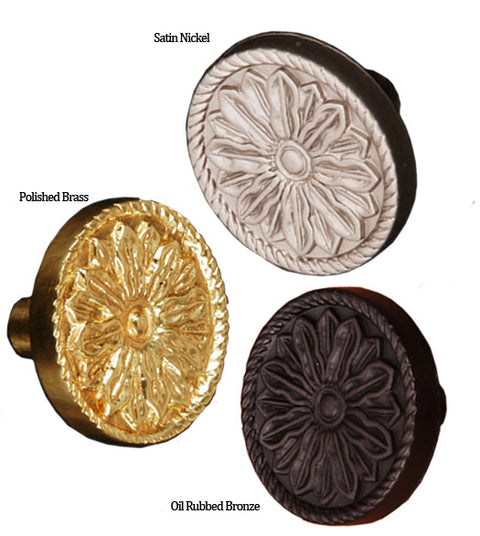 Flower Cabinet Knob, RK International CK-182