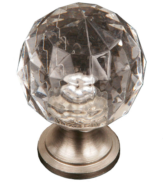 Clear Acrylic Hammered Cabinet Knob, RK International CK-2AC