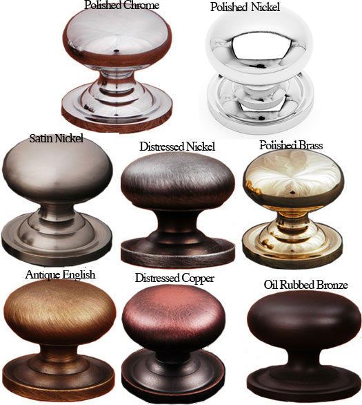 1-1/4 Inch Diameter Solid Brass Cabinet Knob, RK International CK-3217-AT