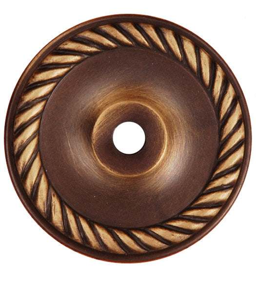 Round Rope Cabinet Knob Rose, RK International BP-7820