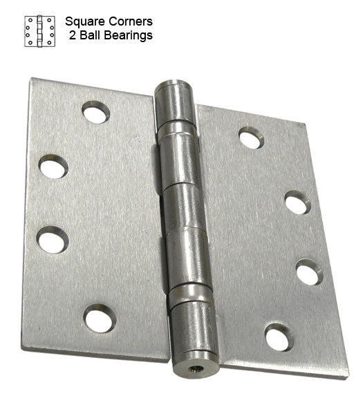 4-1/2 x 4-1/2 Butt Hinge with Ball Bearings