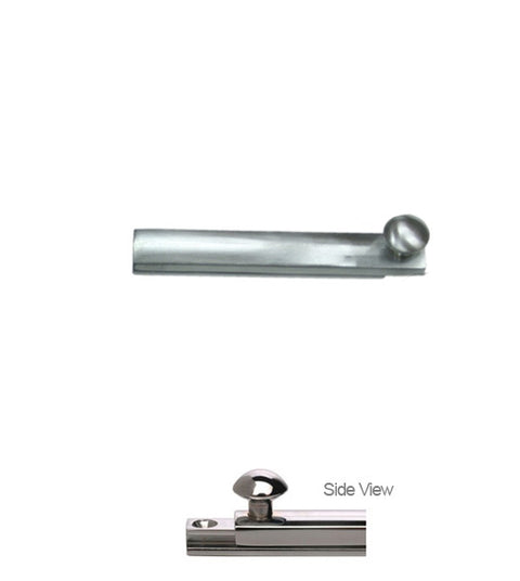 4 Inch Concealed Screw Surface Bolt, Deltana 4SBCS