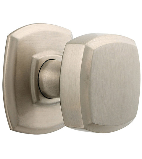 Square Knob With Matching Rose, Baldwin 5011