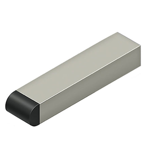 4 Inch Rectangular Baseboard Door Bumper, Deltana BDSR40