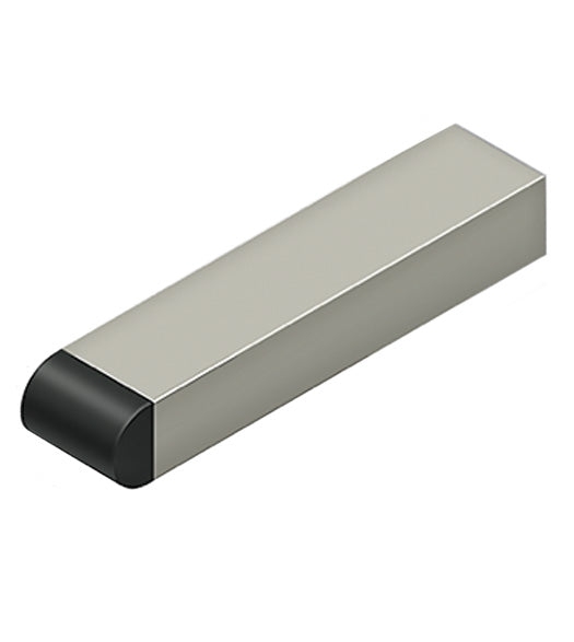4 Inch Rectangular Baseboard Door Bumper, Deltana BDSR40
