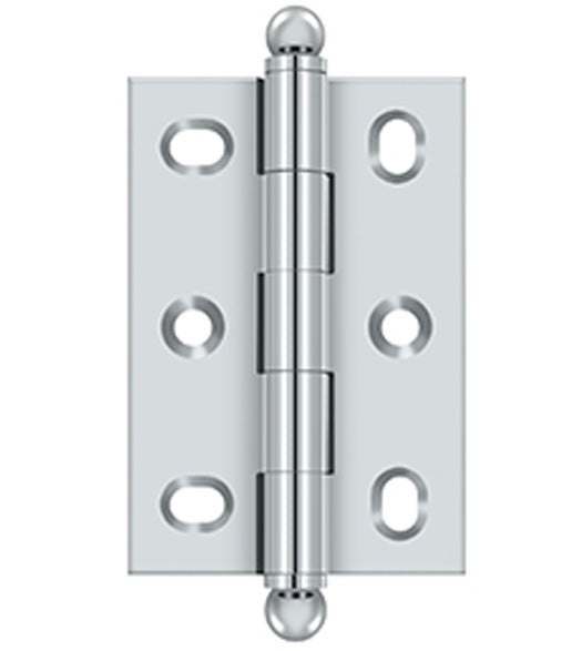 2-1/2 Inch 1-3/4 Inch Adjustable Cabinet Hinge, Pair, Deltana CHA2517