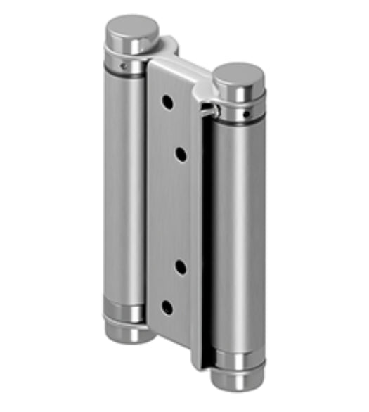 5 Inch Surface Mount Double Acting Spring Hinge, Pair, Deltana DASHS5
