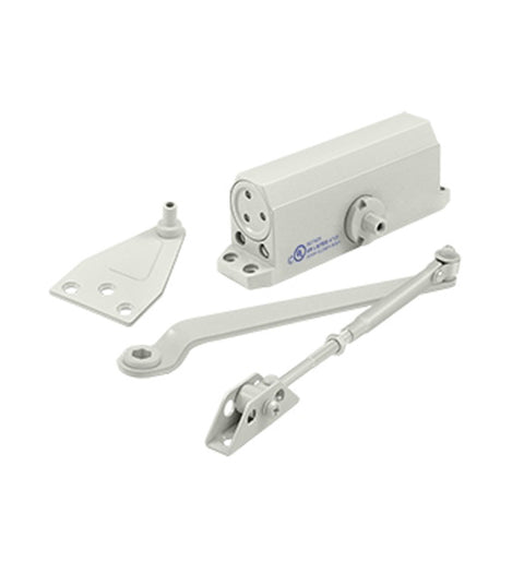 White Light Duty Door Closer, Deltana DC50-WHITE