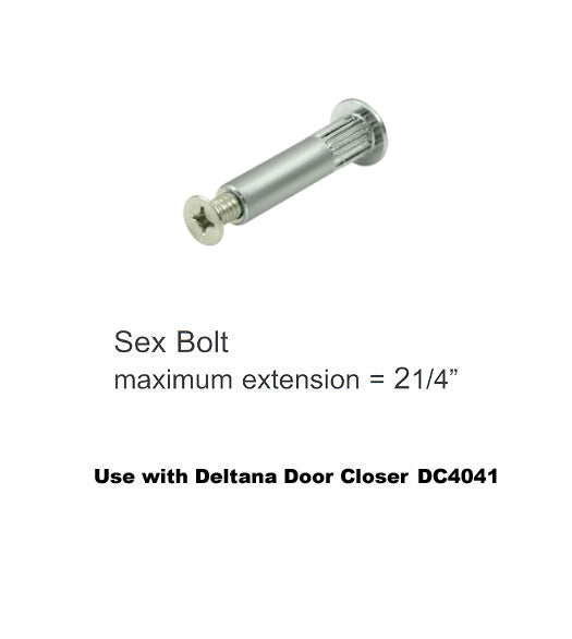 Deltana Door Closer Sex Bolts, DCSB175