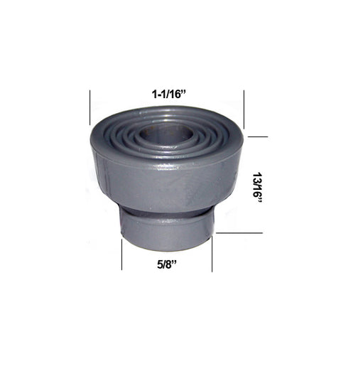 Replacement Rubber Tip For Kickdown Door Holder, Deltana DEL-DHK-RUBBER