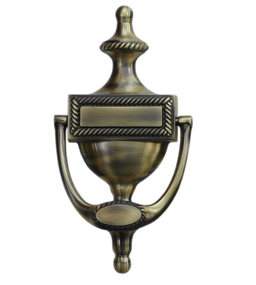 Victorian Rope Door Knocker, Deltana DKR75