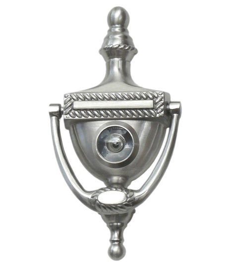 Victorian Rope Viewer Door Knocker, Deltana DKV6R