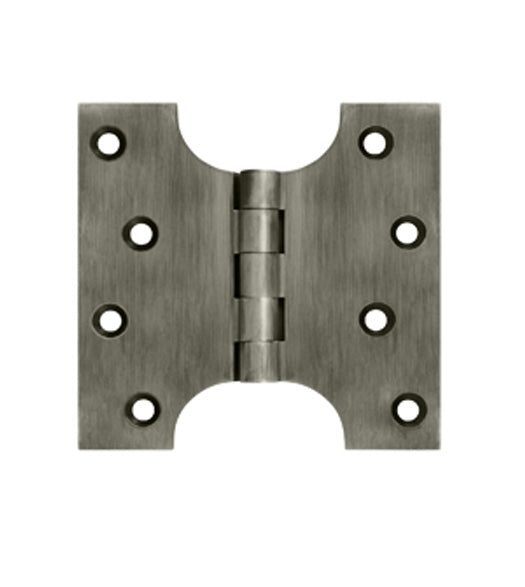 4 x 4 Solid Brass Parliament Hinge, Pair, Deltana DSPA4040