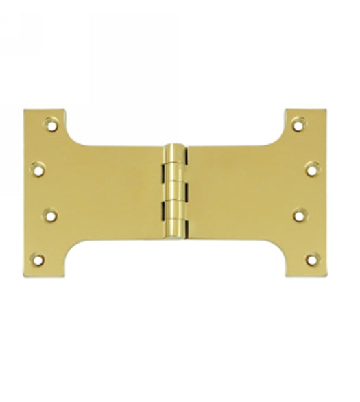 4-1/2 x 8 Solid Brass Parliament Hinge, Deltana DSPA4580